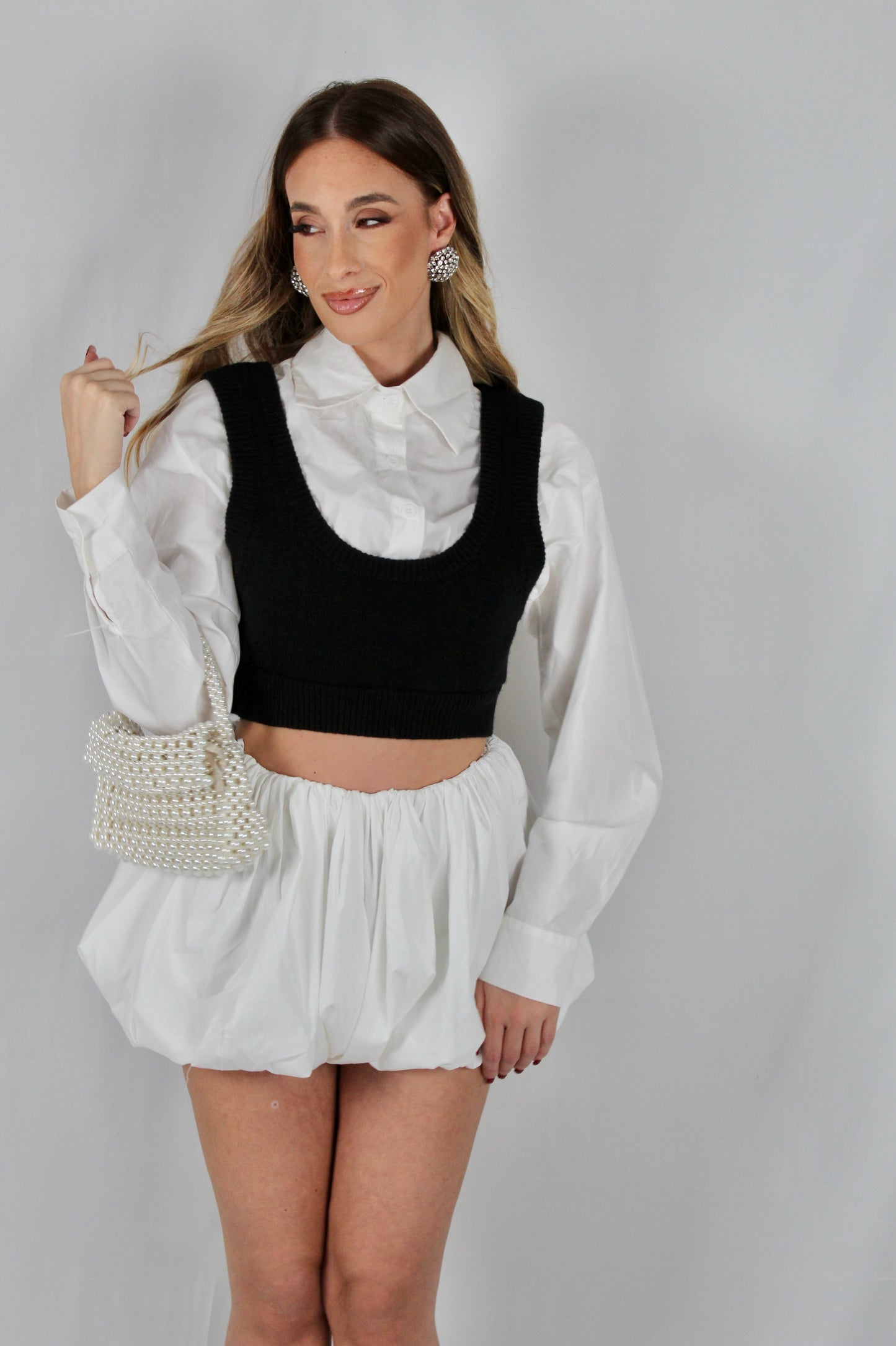 Camicia con top incorporato